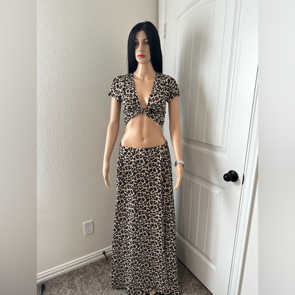 beautiful fashion nova top and skirt set new xs